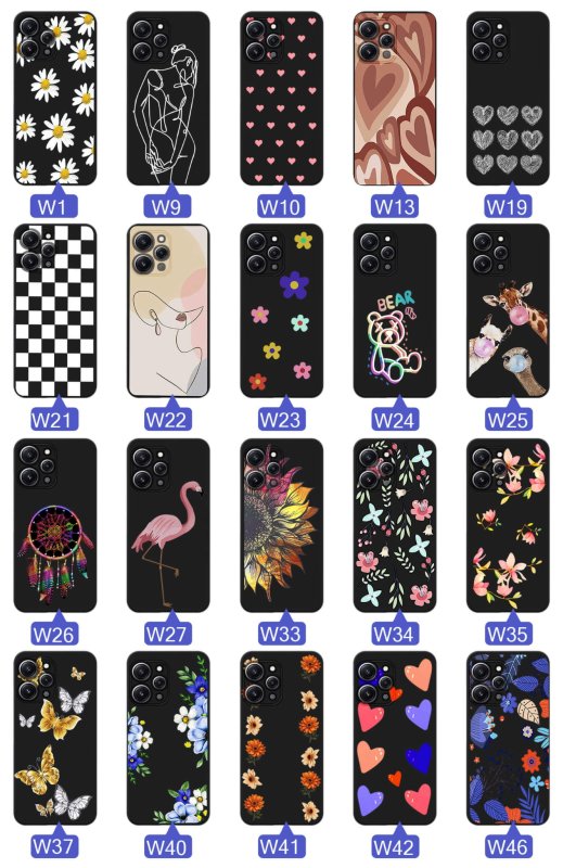 etui-do-xiaomi-redmi-12-4g-rozne-wzory-kobiece-ze-szklem
