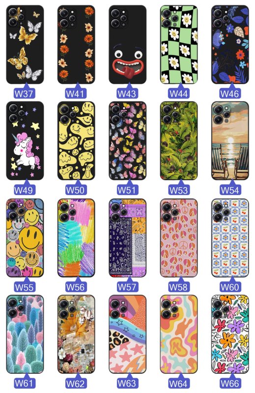 etui-do-xiaomi-redmi-12-4g-rozne-wzory-kolorowe-ze-szklem