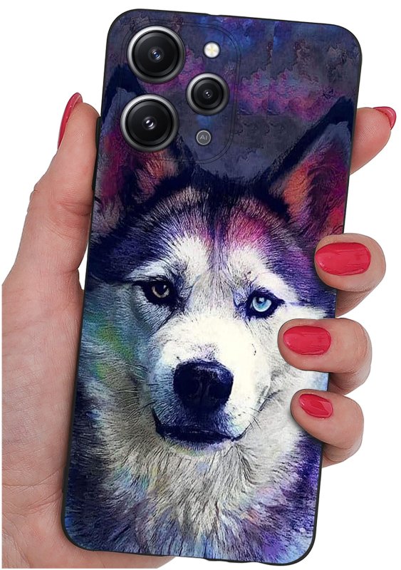 etui-do-xiaomi-redmi-12-4g-rozne-wzory-z-psem-ze-szklem