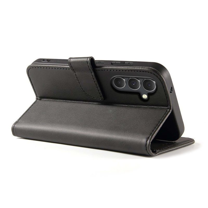 etui-do-samsung-galaxy-s24-fe-skorzane-z-klapka-czarne-ze-szklem