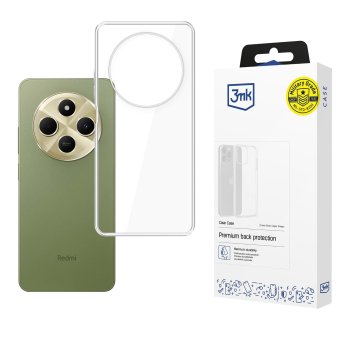 Etui 3MK do Xiaomi Redmi 14C przeźroczyste ze szkłem