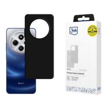 Etui 3MK do Xiaomi Redmi 14C czarne ze szkłem