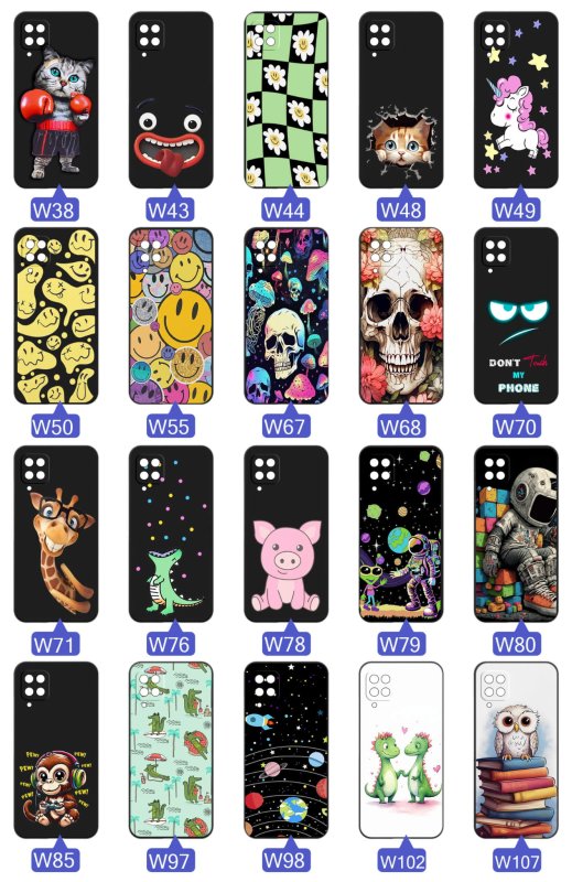 etui-do-samsung-galaxy-a12-m12-rozne-wzory-smieszne-ze-szklem