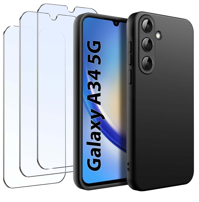 etui-do-samsung-galaxy-a34-5g-czarne-matowe-z-zestawem-3-szkiel