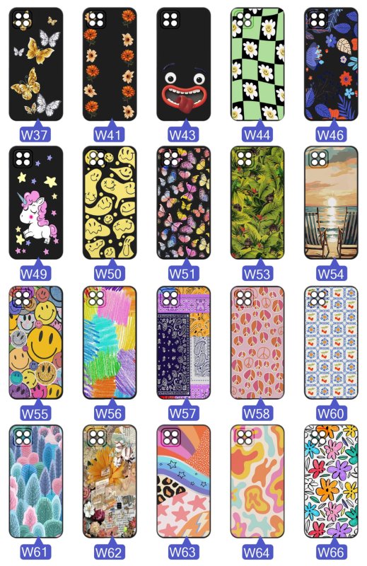 etui-do-samsung-galaxy-a22-5g-rozne-wzory-kolorowe-ze-szklem