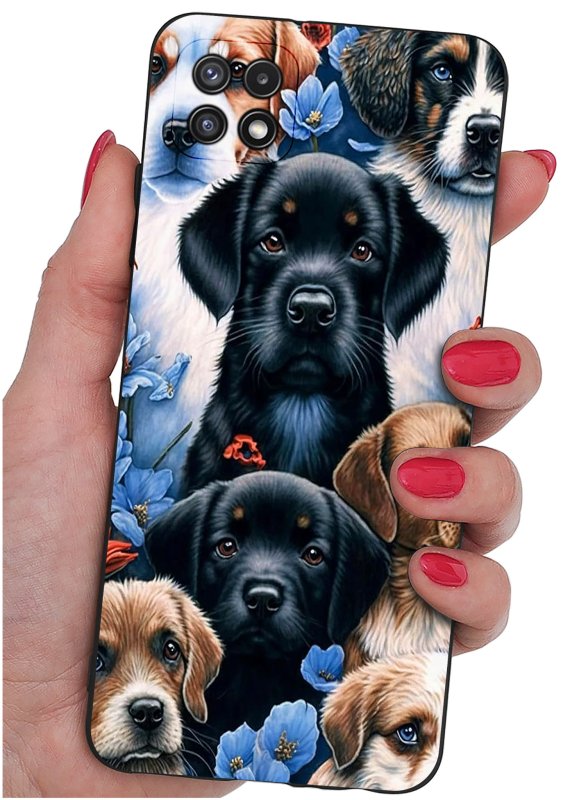 etui-do-samsung-galaxy-a22-5g-rozne-wzory-z-psem-ze-szklem
