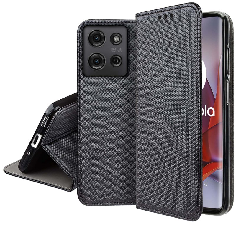 etui-do-motorola-moto-g75-5g-czarne-zamykane-ze-szklem