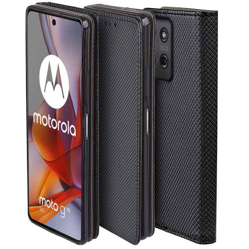 etui-do-motorola-moto-g75-5g-czarne-zamykane-ze-szklem