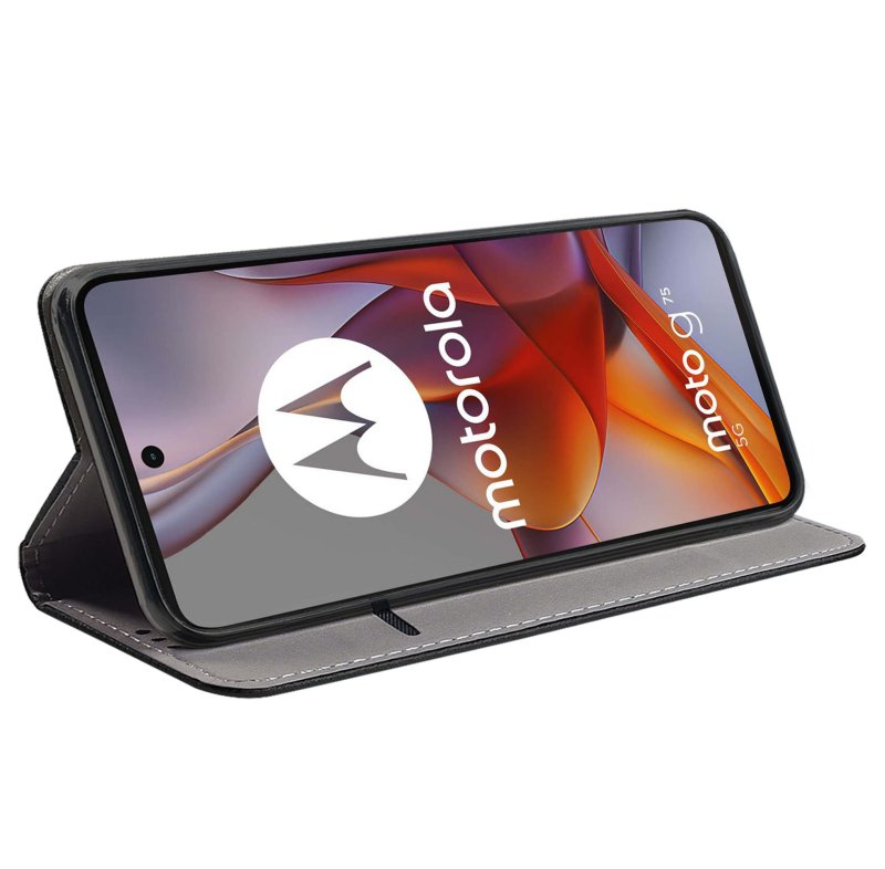 etui-do-motorola-moto-g75-5g-czarne-zamykane-ze-szklem