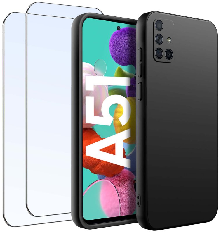 etui-do-samsung-galaxy-a51-czarne-matowe-z-zestawem-3-szkiel