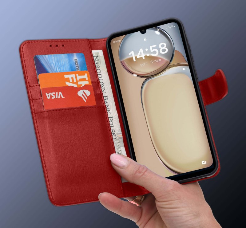 etui-do-samsung-galaxy-a16-5g-czerwone-magnetyczne-z-klapka-ze-szklem