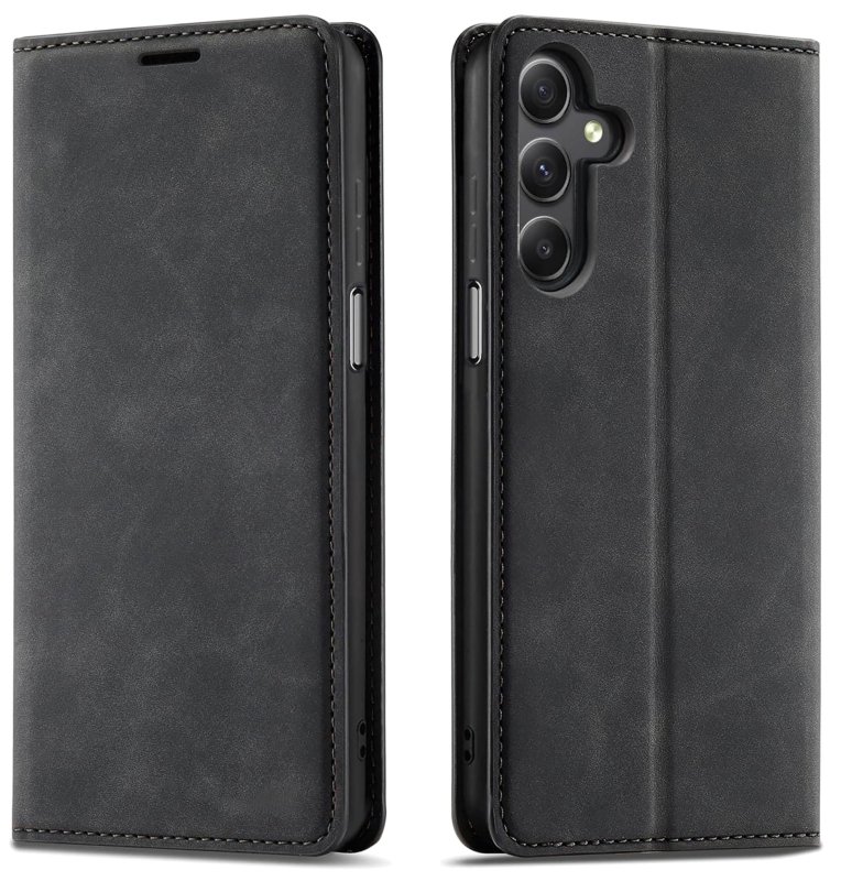 etui-do-samsung-galaxy-a14-5g-z-klapka-velvet-czarne-ze-szklem