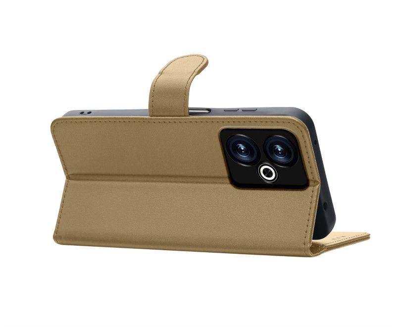 etui-do-xiaomi-redmi-13-4g-zlote-magnetyczne-z-klapka-ze-szklem