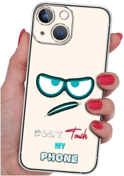 Etui do Iphone 13 / 14 przeźroczyste różne wzory fajne ze szkłem