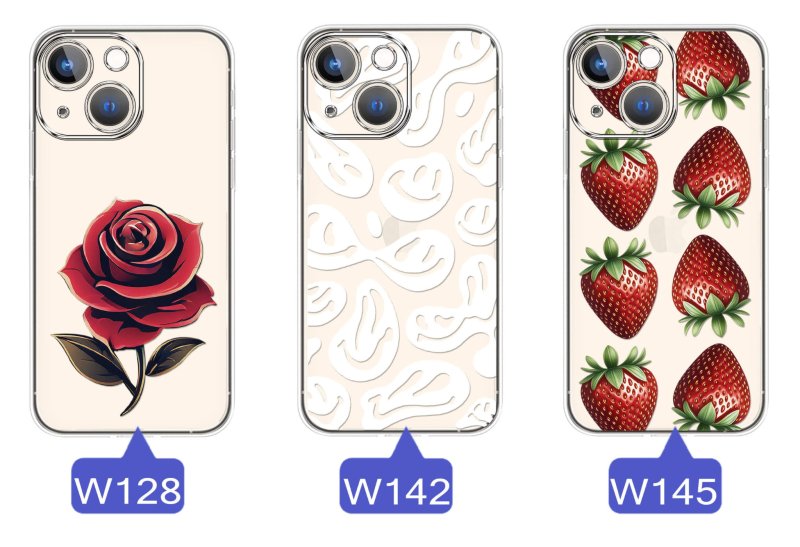 etui-do-iphone-13-14-przezroczyste-rozne-wzory-fajne-ze-szklem