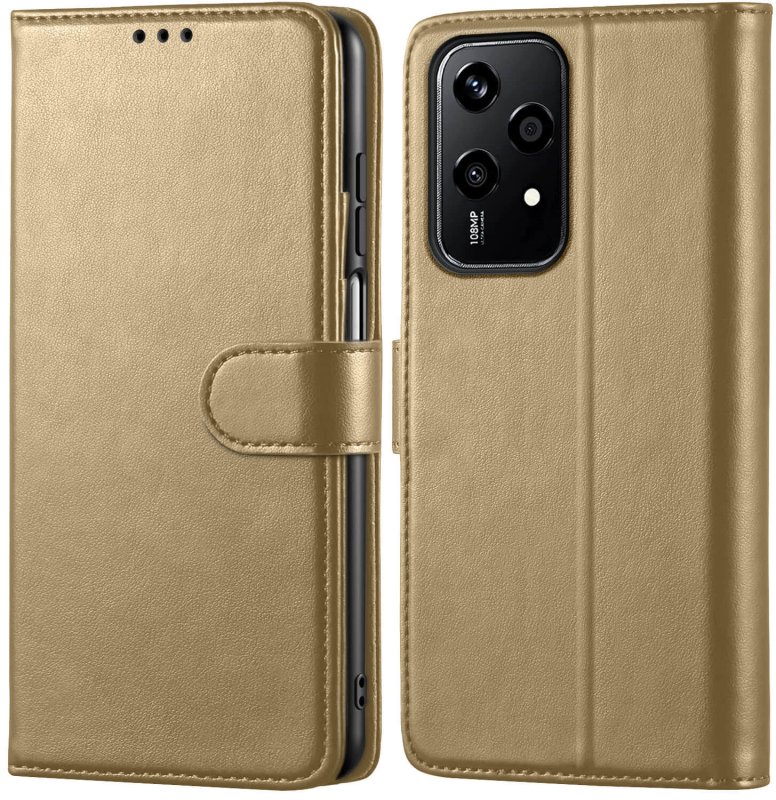 etui-do-honor-200-lite-5g-zlote-magnetyczne-z-klapka-ze-szklem