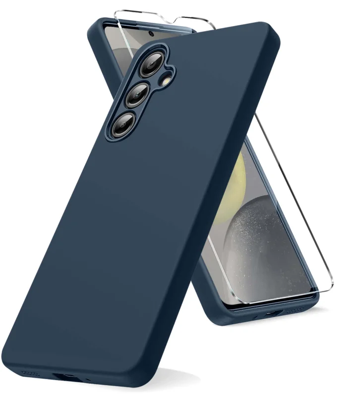 etui-do-samsung-galaxy-s25-granatowe-matowe-ze-szklem