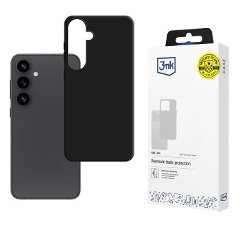Etui 3MK do Samsung Galaxy S25 czarne ze szkłem