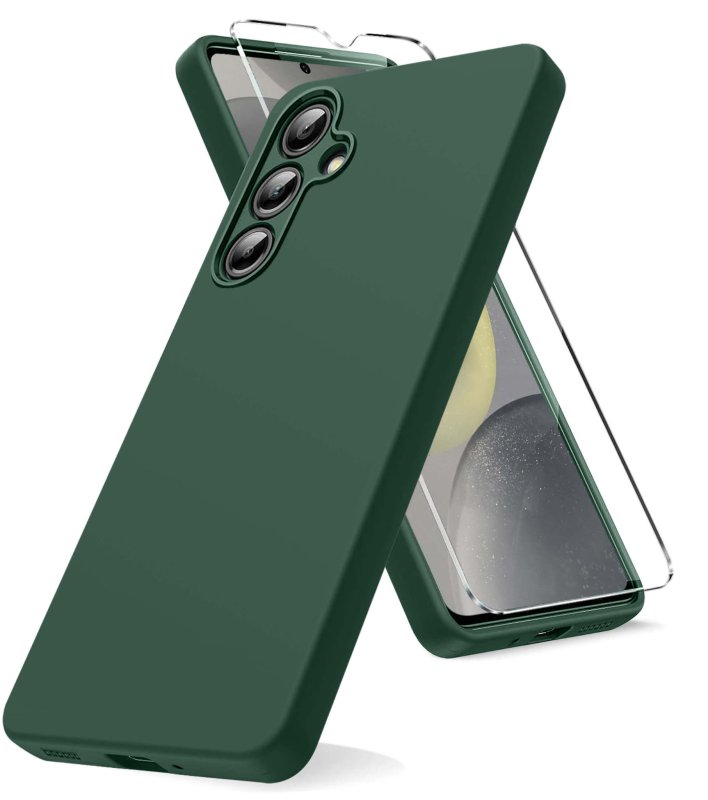 etui-do-samsung-galaxy-s25-plus-zielone-matowe-ze-szklem