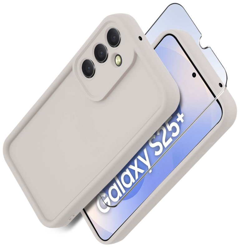etui-do-samsung-galaxy-s25-plus-biale-wzmacniane-silikonowe-ze-szklem