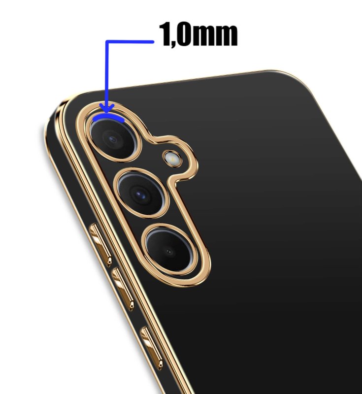 etui-do-samsung-galaxy-s25-plus-ze-zlota-ramka-czarne-ze-szklem