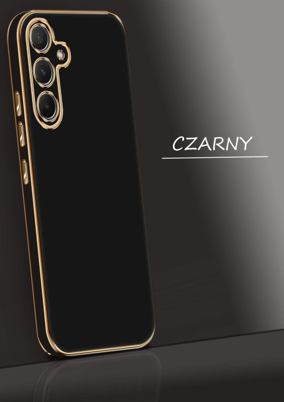 etui-do-samsung-galaxy-s25-plus-ze-zlota-ramka-czarne-ze-szklem