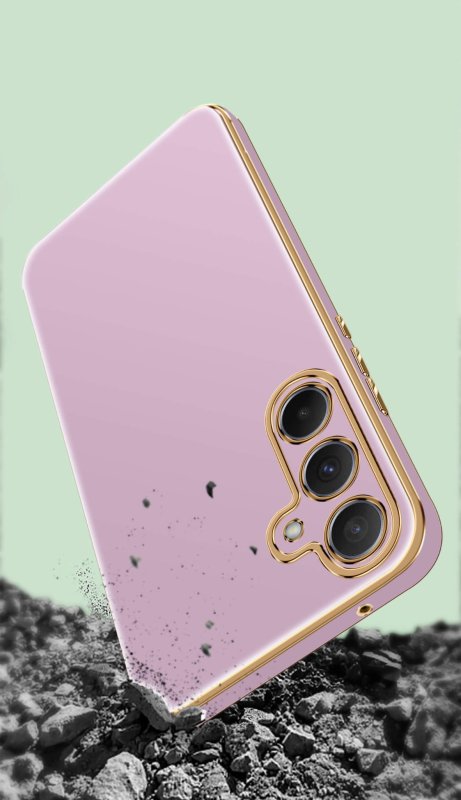 etui-do-samsung-galaxy-s25-plus-ze-zlota-ramka-fioletowe-ze-szklem