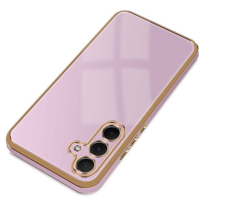 etui-do-samsung-galaxy-s25-plus-ze-zlota-ramka-fioletowe-ze-szklem