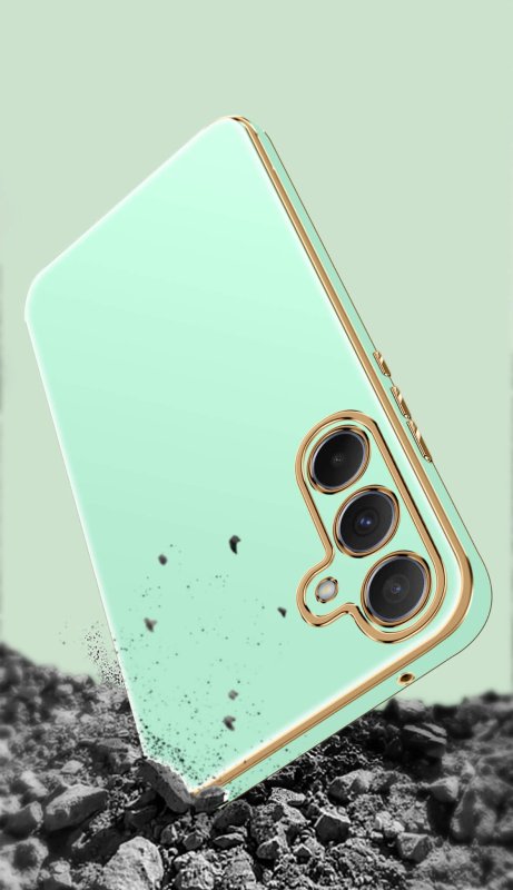 etui-do-samsung-galaxy-s25-plus-ze-zlota-ramka-mietowe-ze-szklem