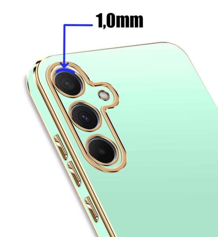 etui-do-samsung-galaxy-s25-plus-ze-zlota-ramka-mietowe-ze-szklem
