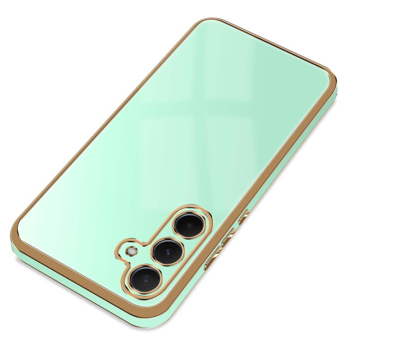 etui-do-samsung-galaxy-s25-plus-ze-zlota-ramka-mietowe-ze-szklem