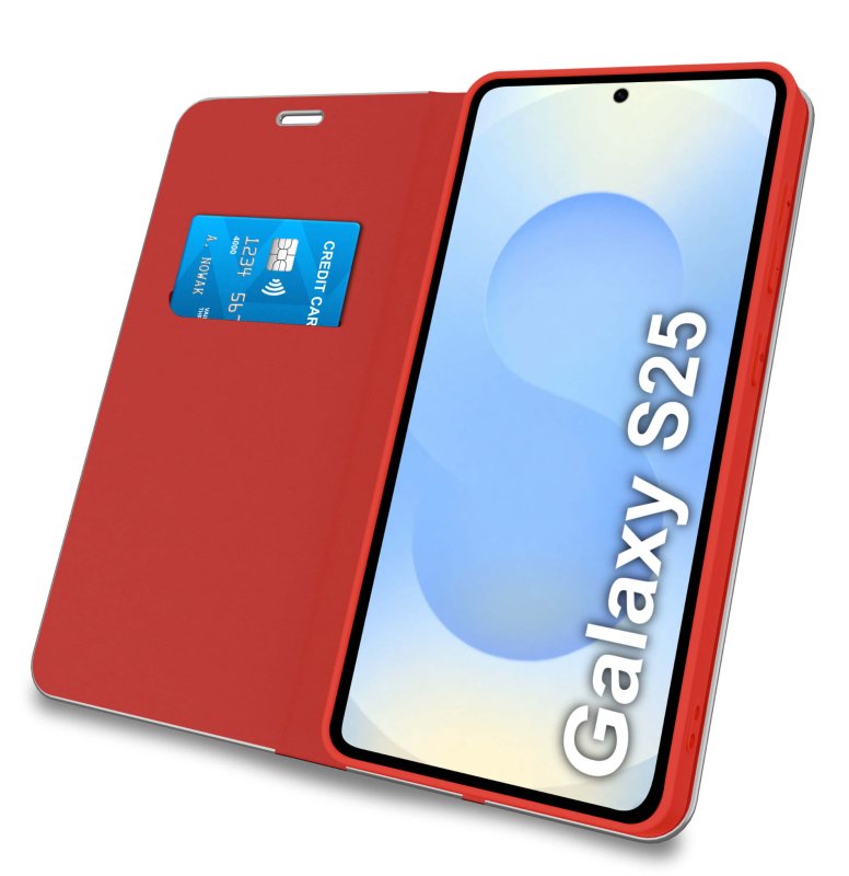 etui-do-samsung-galaxy-s25-czerwone-zamykane-klasyczne-ze-szklem