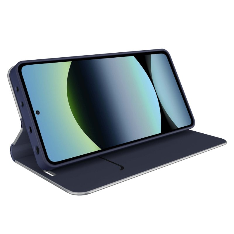 etui-do-xiaomi-redmi-note-14-5g-granatowe-zamykane-klasyczne-ze-szklem