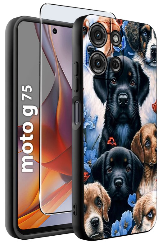 etui-do-motorola-moto-g75-5g-rozne-wzory-z-psem-ze-szklem
