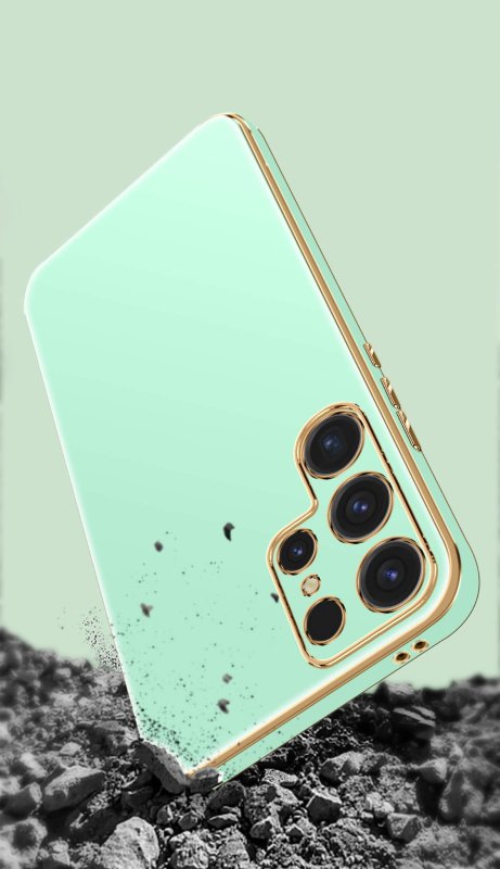 etui-do-samsung-galaxy-s25-ultra-ze-zlota-ramka-mietowe-ze-szklem