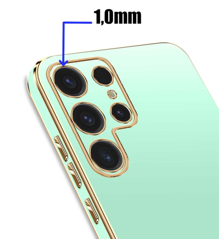 etui-do-samsung-galaxy-s25-ultra-ze-zlota-ramka-mietowe-ze-szklem