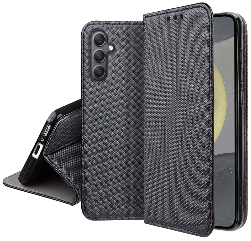 etui-do-samsung-galaxy-s24-czarne-zamykane-ze-szklem