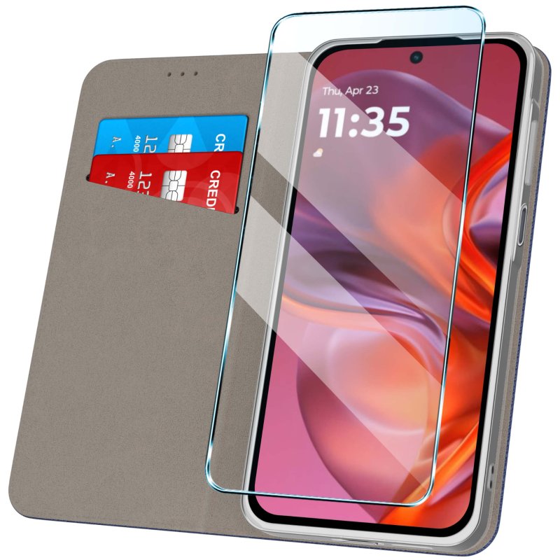 etui-do-motorola-moto-g05-g15-e15-granatowe-zamykane-ze-szklem