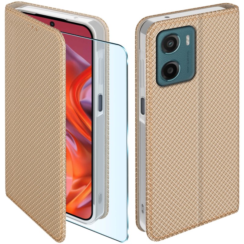 etui-do-motorola-moto-g05-e15-zlote-zamykane-ze-szklem