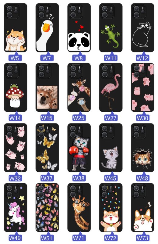 etui-do-xiaomi-redmi-note-14-4g-malowane-rozne-wzory-zwierzeta-ze-szklem