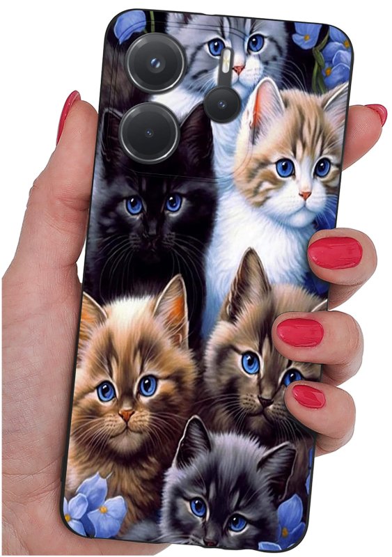 etui-do-xiaomi-redmi-note-14-4g-malowane-rozne-wzory-z-kotem-ze-szklem