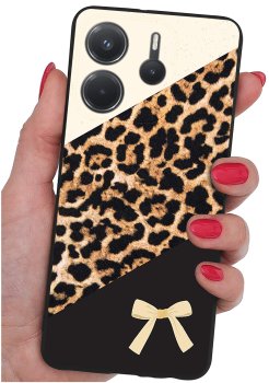 Etui do Xiaomi Redmi Note 14 4G malowane różne wzory modne ze szkłem