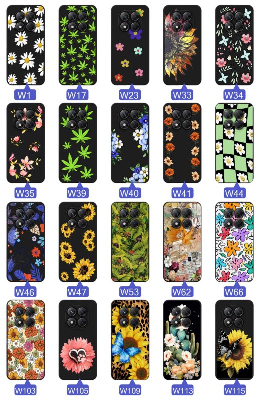 etui-do-xiaomi-redmi-note-14-pro-5g-malowane-rozne-wzory-kwiaty