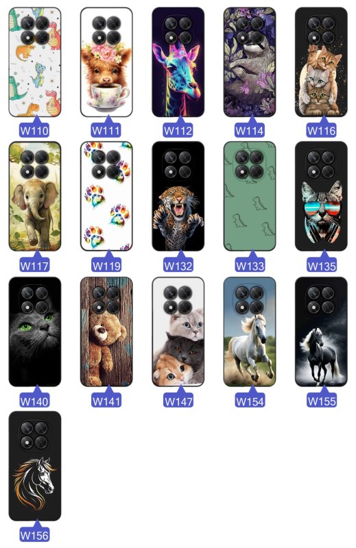 etui-do-xiaomi-redmi-note-14-pro-5g-malowane-rozne-wzory-zwierzeta