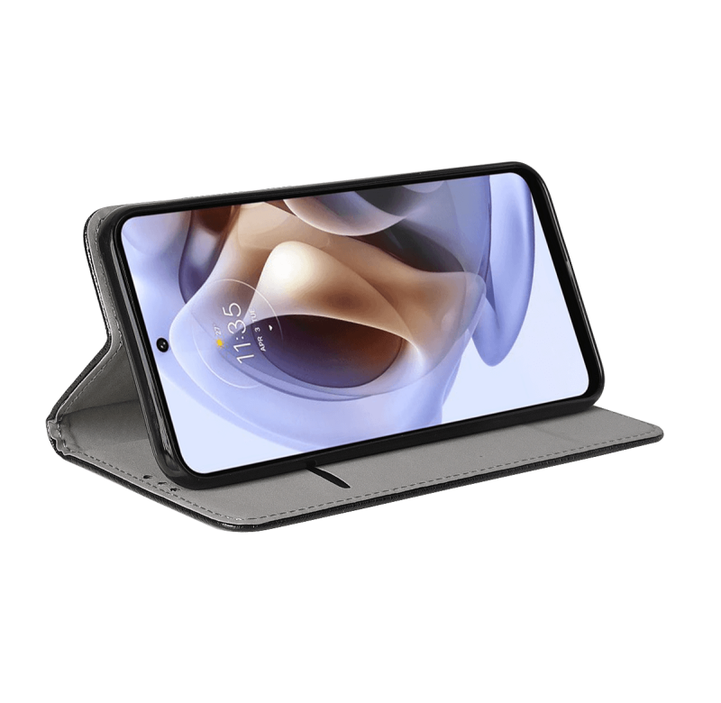 etui-do-motorola-moto-g31-g41-czarne-zamykane-ze-szklem