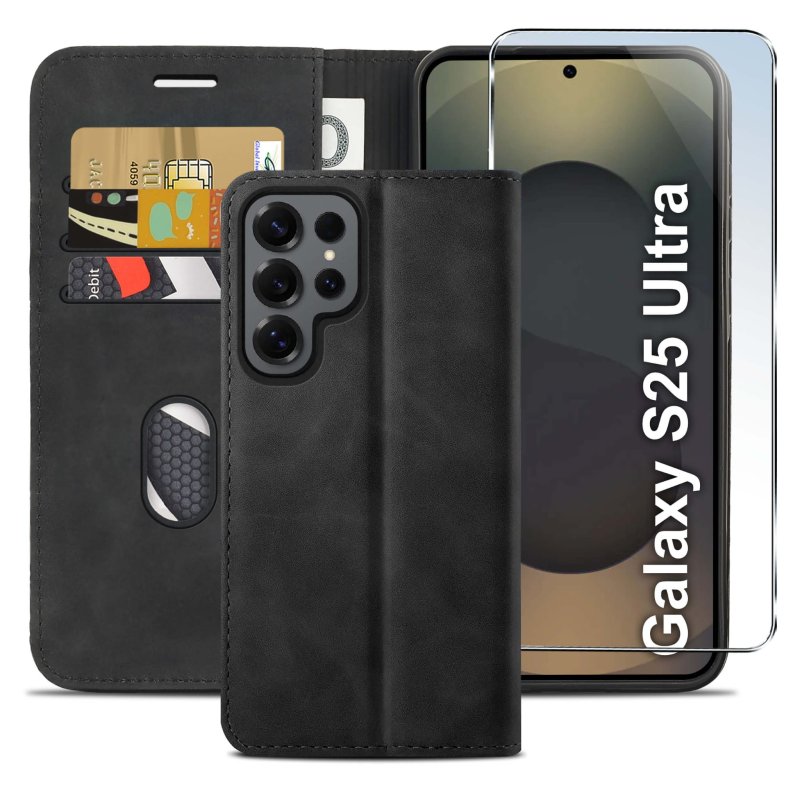 etui-do-samsung-galaxy-s25-ultra-skorzane-velvet-zamykane-czarne-ze-szklem