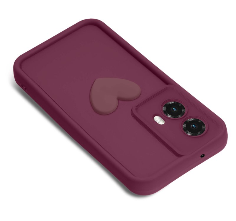 etui-do-motorola-moto-g35-silikonowe-serce-burgundowe-ze-szklem