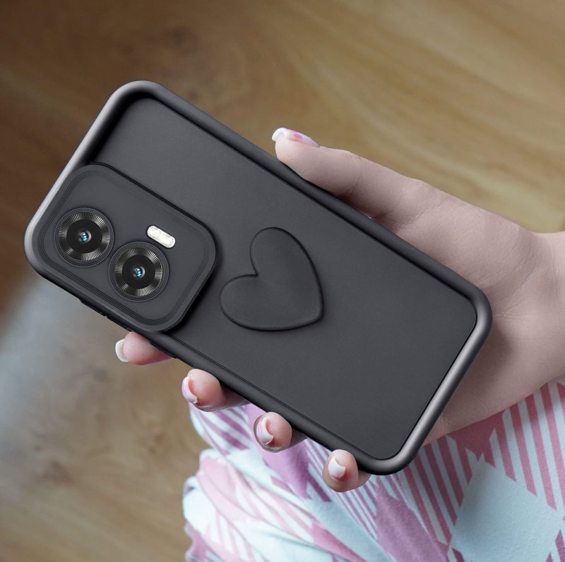 etui-do-motorola-moto-g35-silikonowe-serce-czarne-ze-szklem