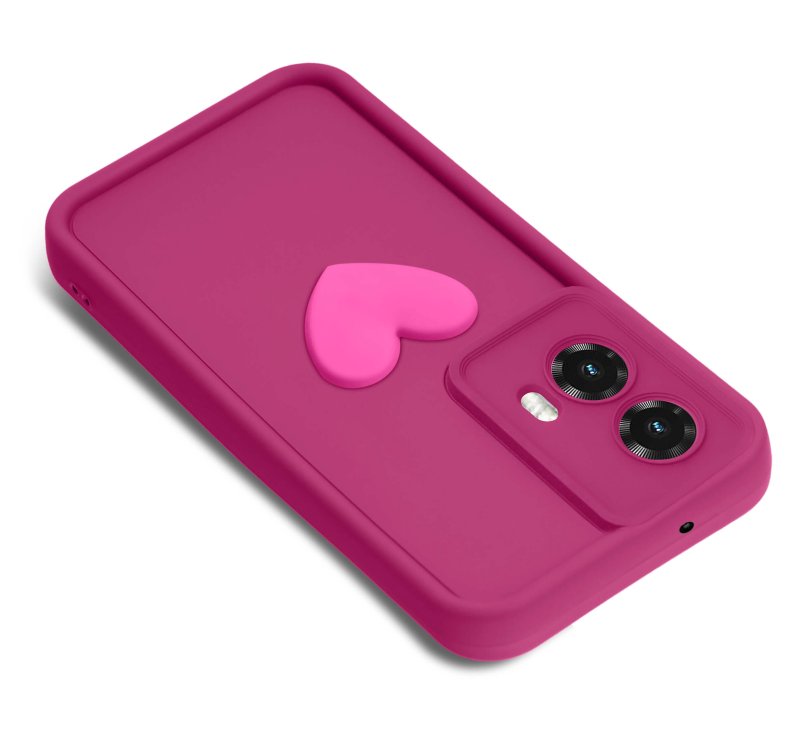 etui-do-motorola-moto-g85-silikonowe-serce-rozowe