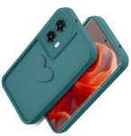 Etui do Motorola Moto G85 silikonowe serce zielone